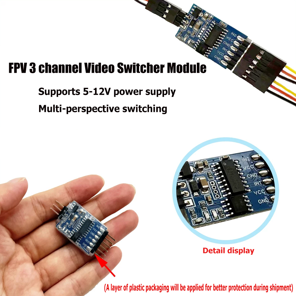 5.8G 3 채널 비디오 스위처 모듈 FPV 드론 UA - Fpv Drone Motor 리뷰 및 가격